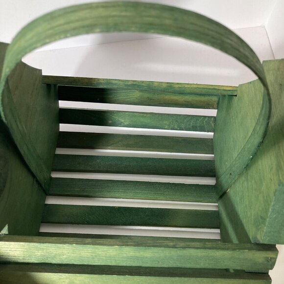 Wooden Christmas Tree Basket Sawmill Critters Selmer TN Handmade Critters 9 x 10 - Picture 7 of 11